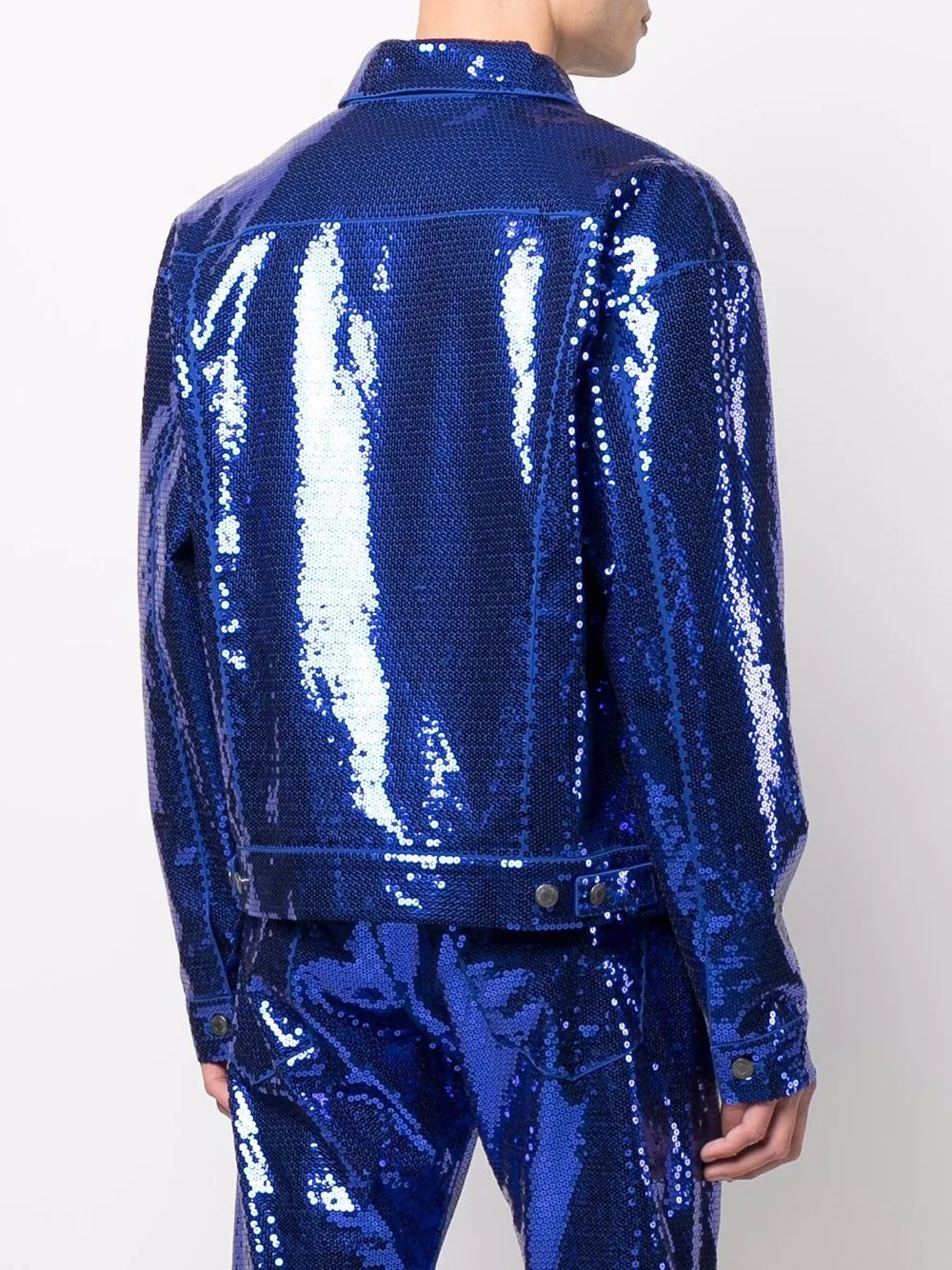 sequinned bomber jacket - 4