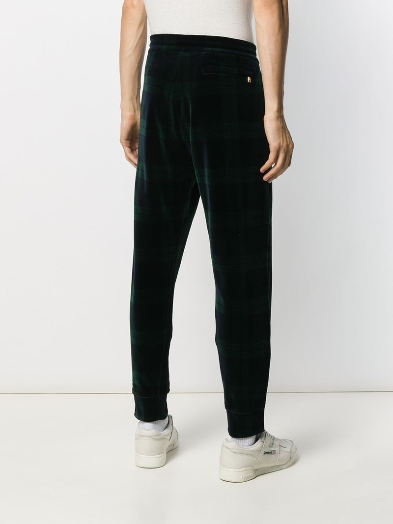 tartan print joggers 4
