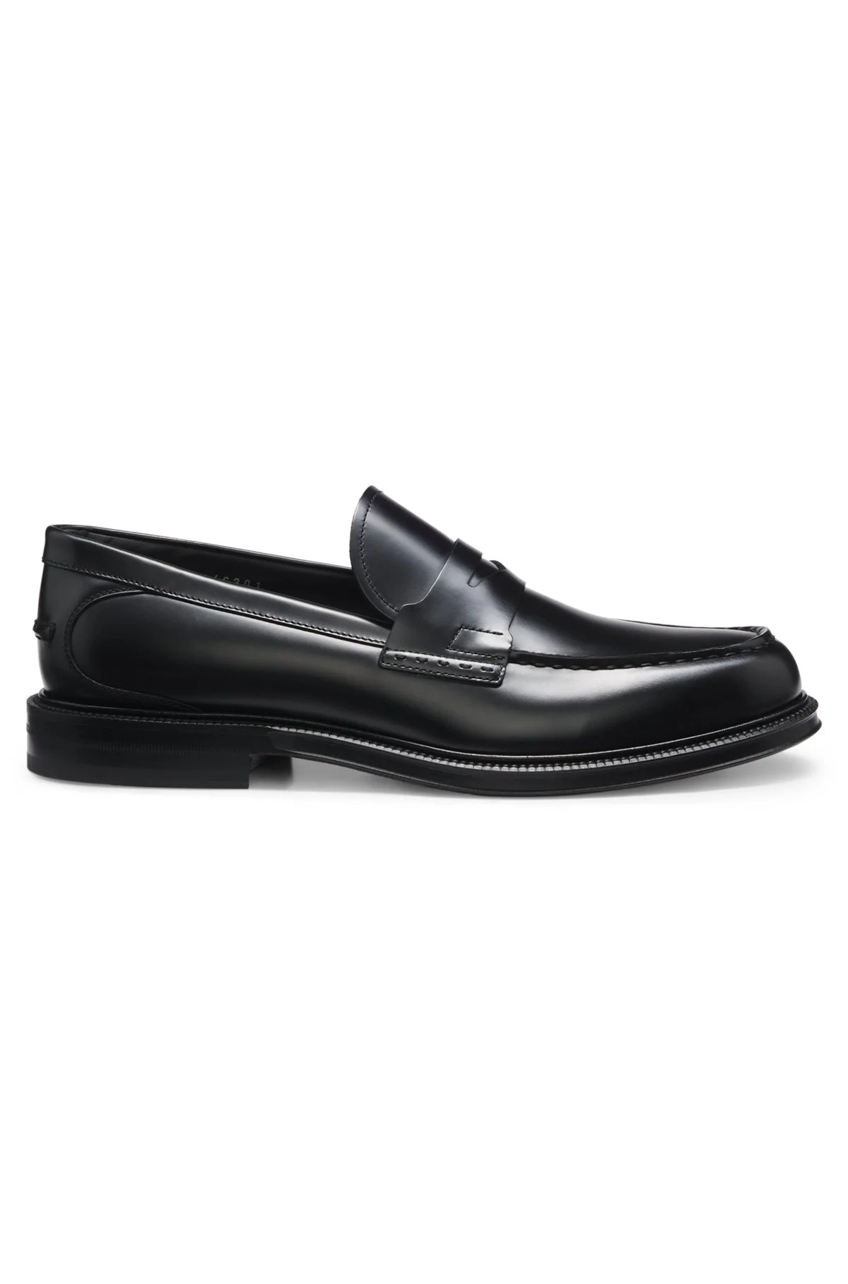 BRUSH-OFF LEATHER COLLEGE LOAFERS MADE IN ITALY - 1