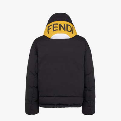 FENDI Black tech fabric jacket outlook