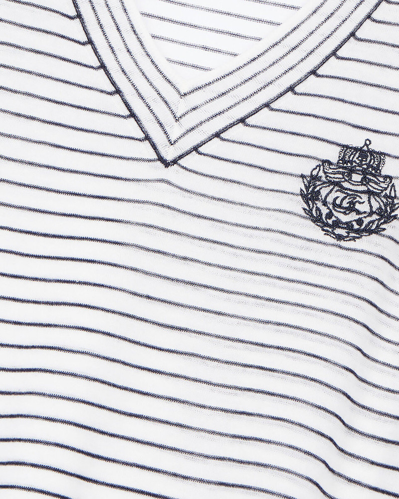 BLAZON WOOL AND CASHMERE STRIPED SWEATER 7