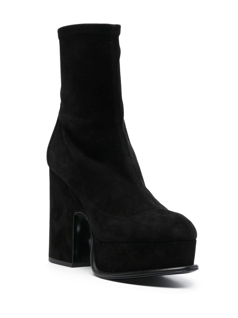 suede platform boots - 2