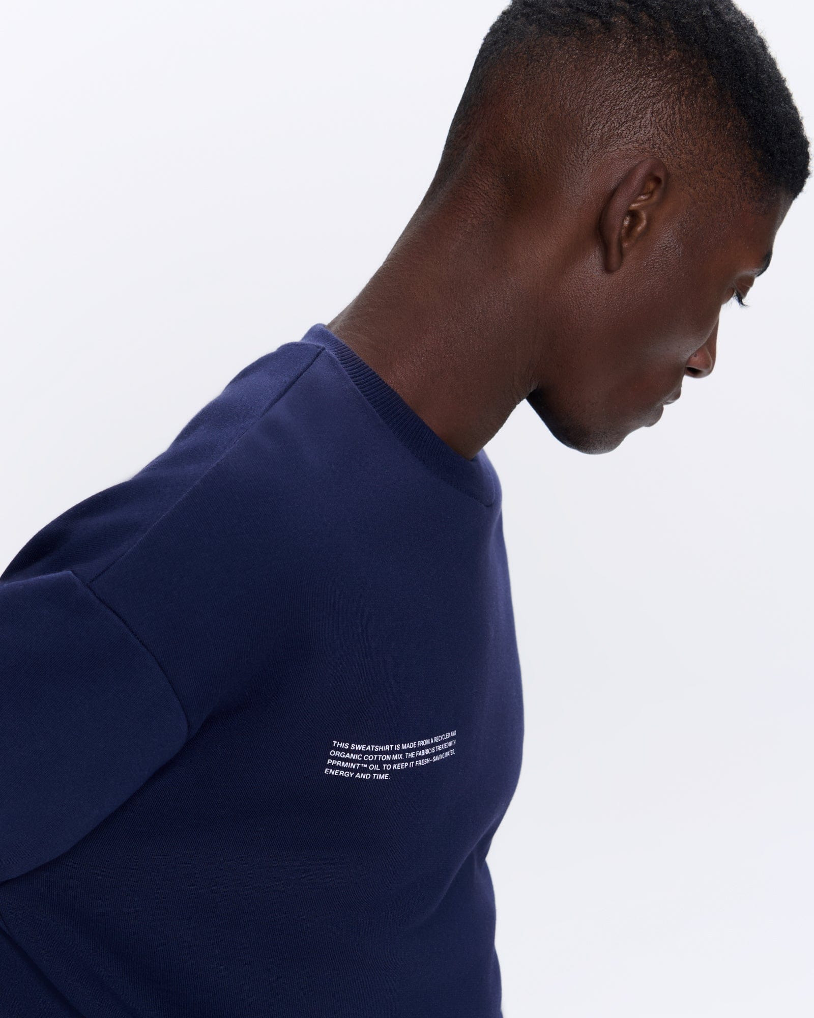 Mens 365 Heavyweight Sweatshirt - Navy Blue - 4