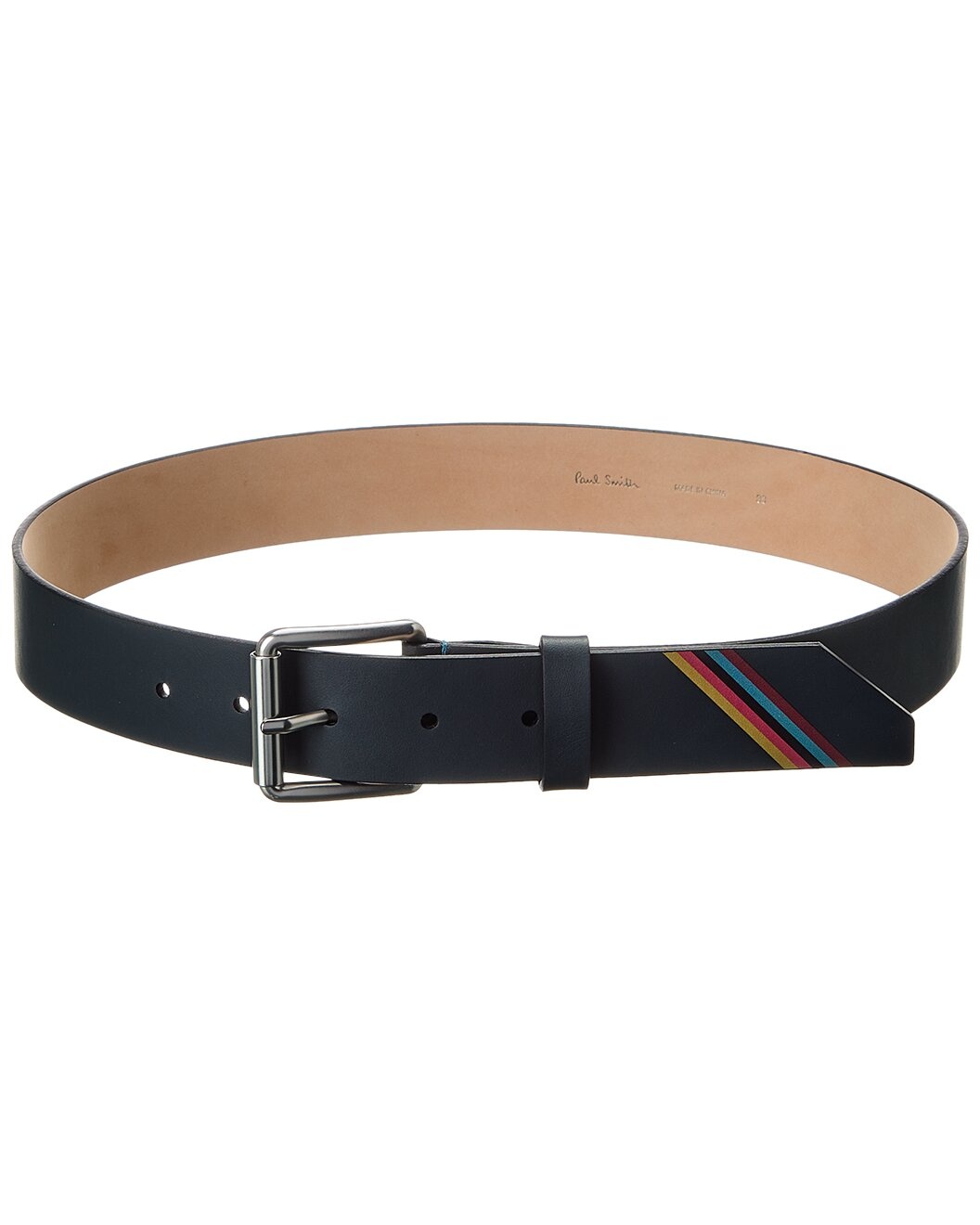 Paul Smith Artist Stripe Leather Belt - 1