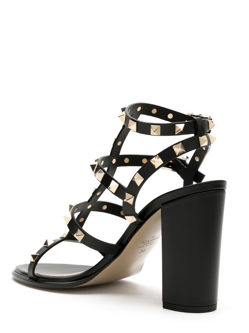 Rockstud-embellished sandals - 3