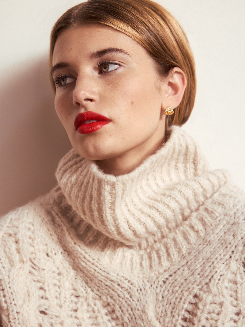 BROCHU WALKER The Elden Cable Knit Sweater outlook