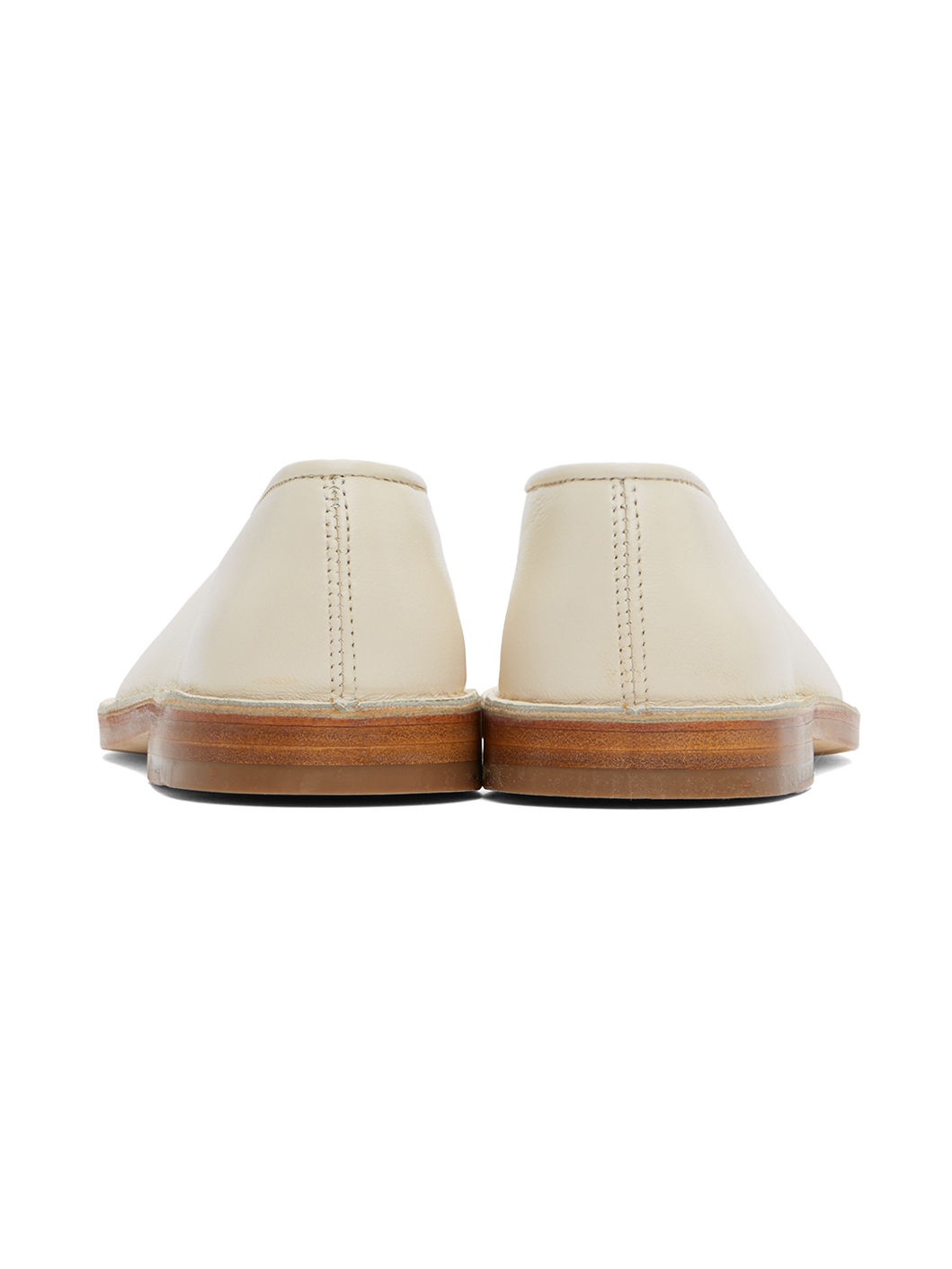 Off-White Flat Piped Slippers - 2