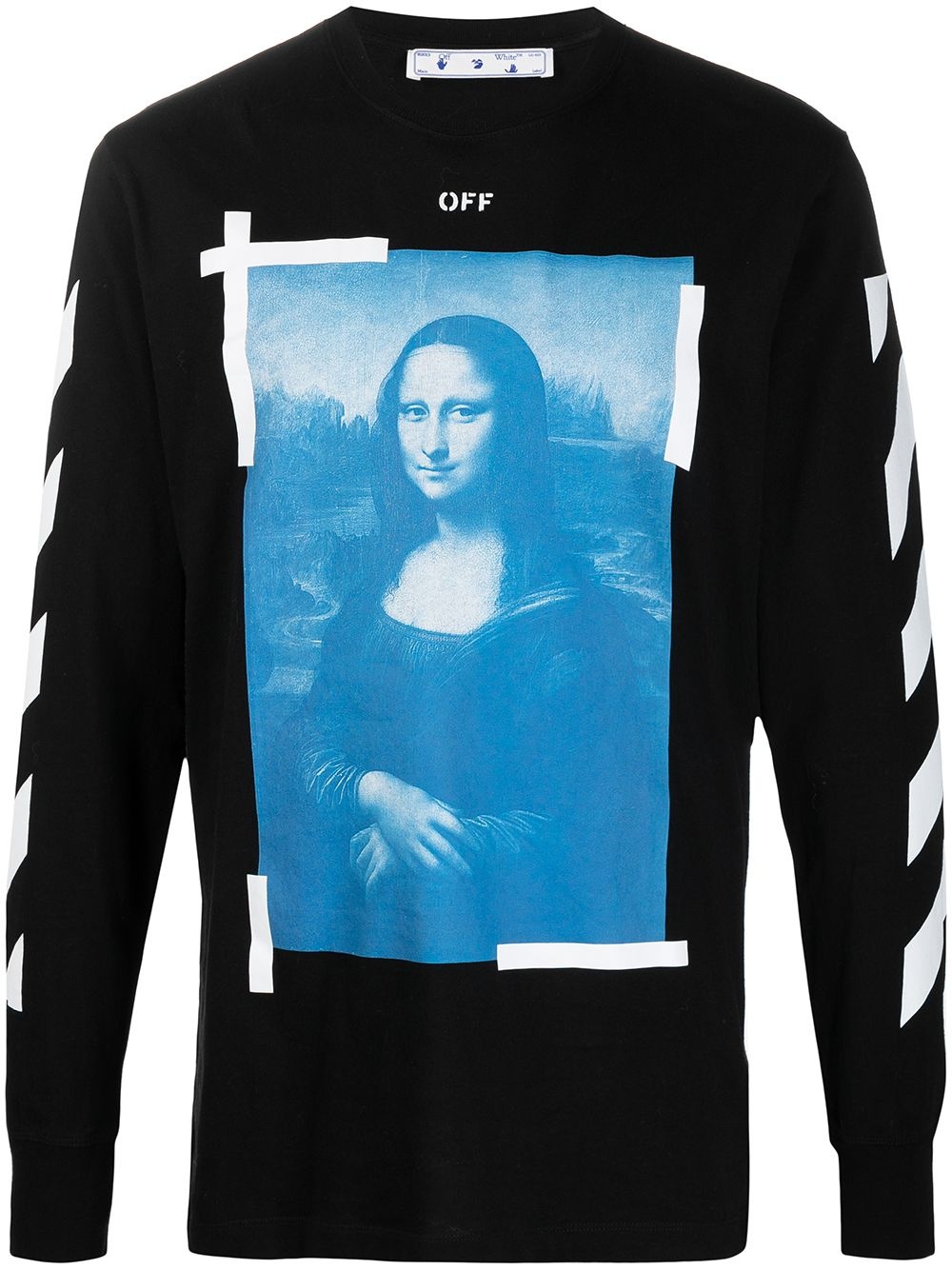 Mona Lisa graphic-print long-sleeve T-shirt - 1