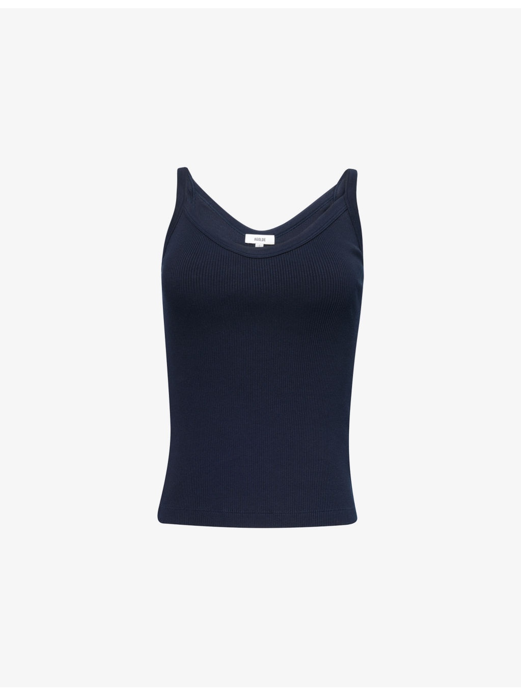 Jordan Scoop-Neck Ribbed Woven Tank-Top - 1