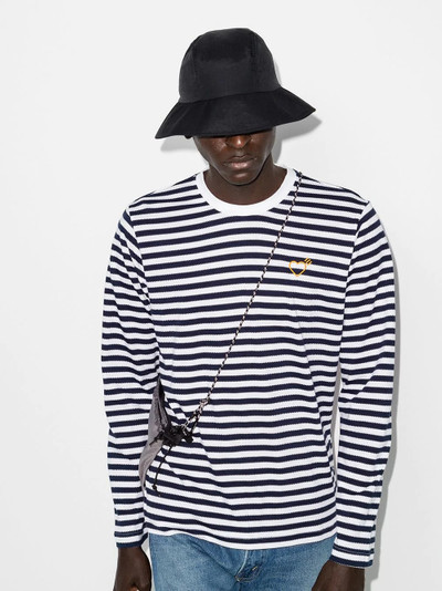 adidas x Human Made horizontal-stripe long-sleeve T-shirt outlook