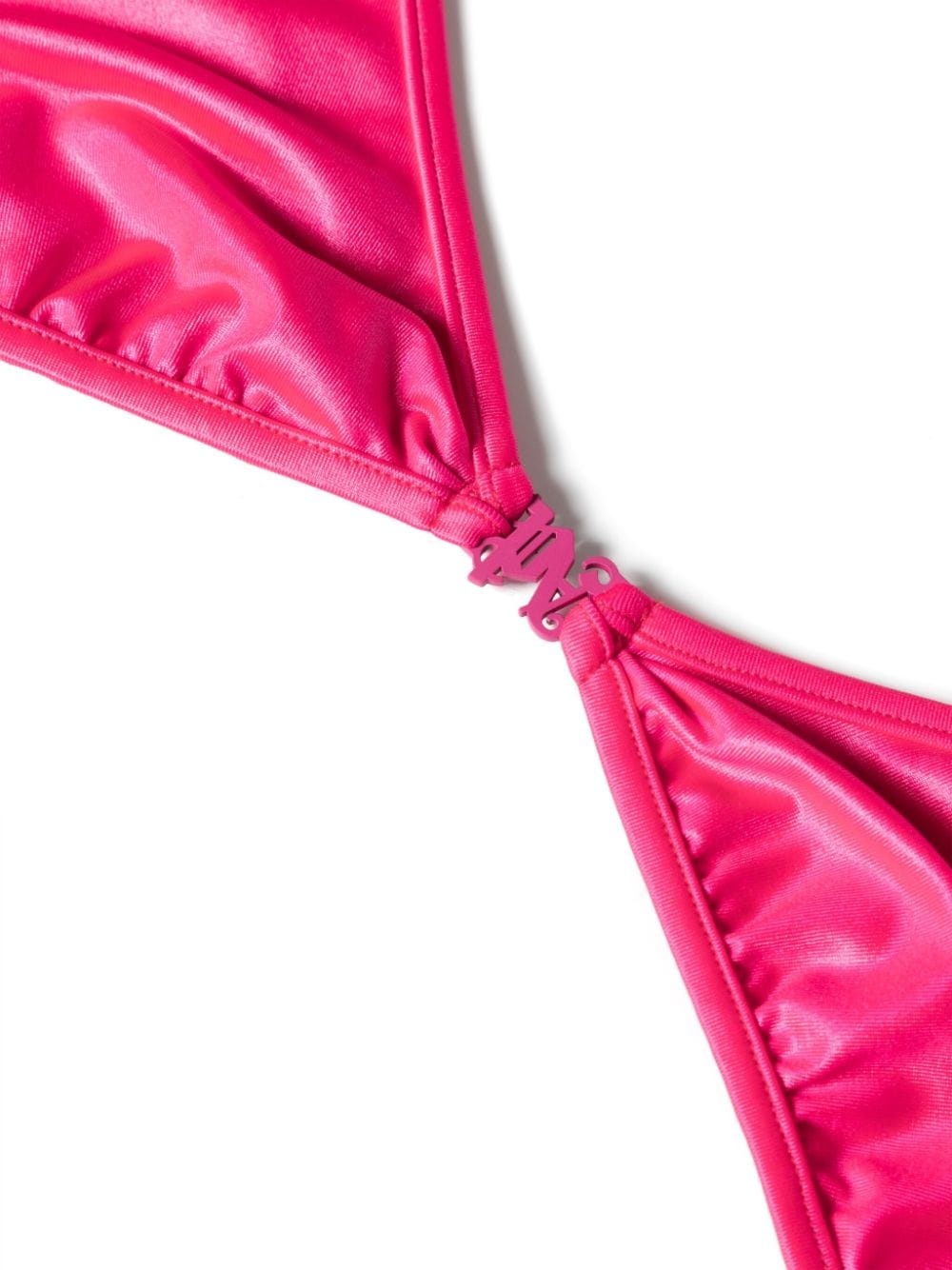 monogram-plaque bikini top - 3