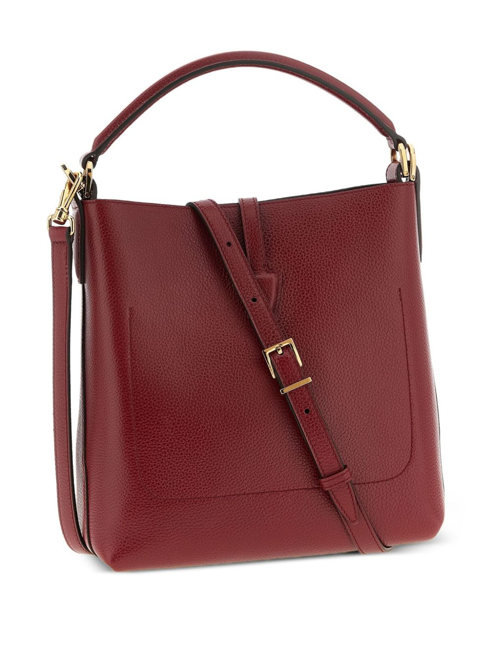 small buckled bucket bag - 2