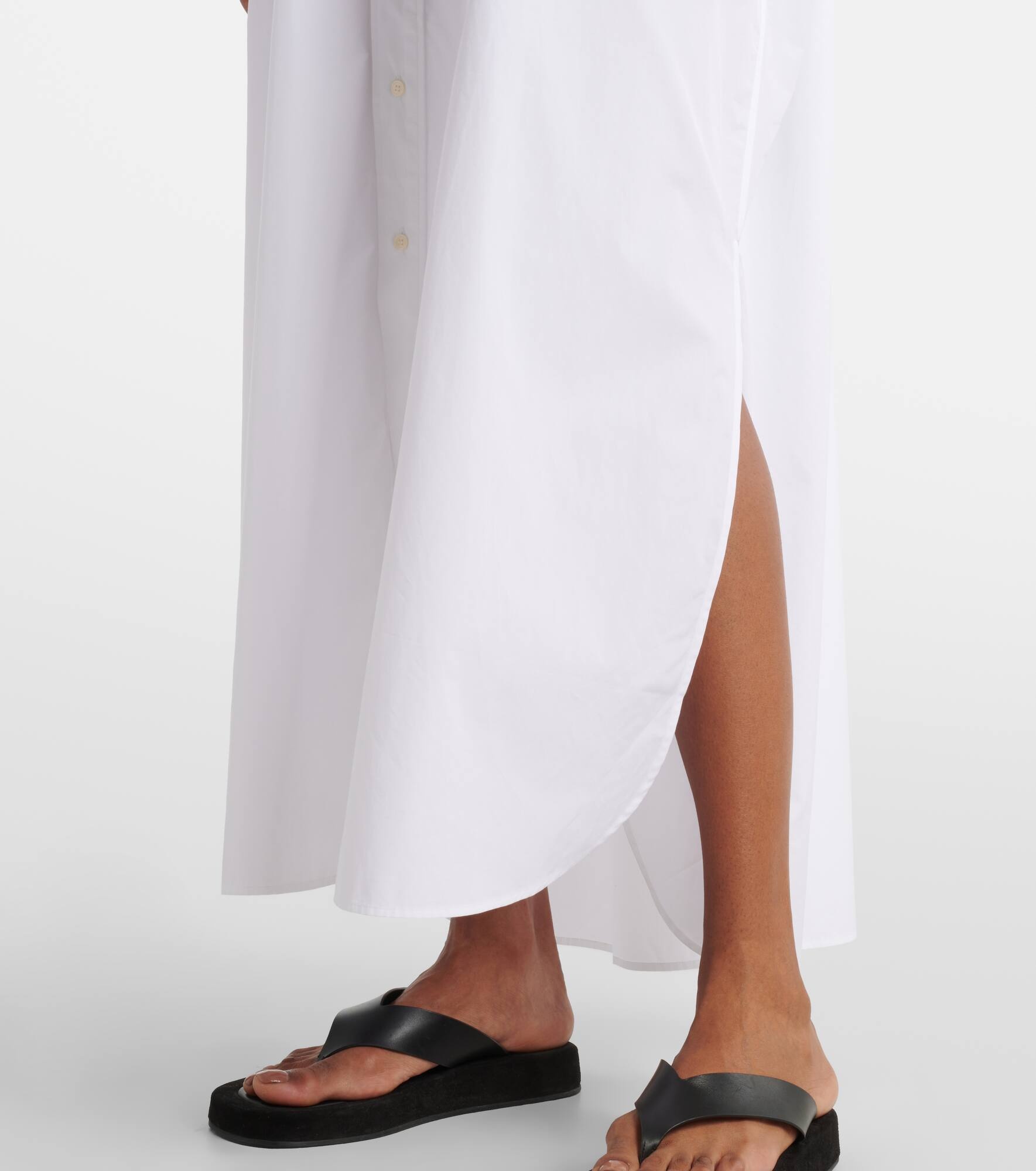 Oversized cotton shirtdress - 6