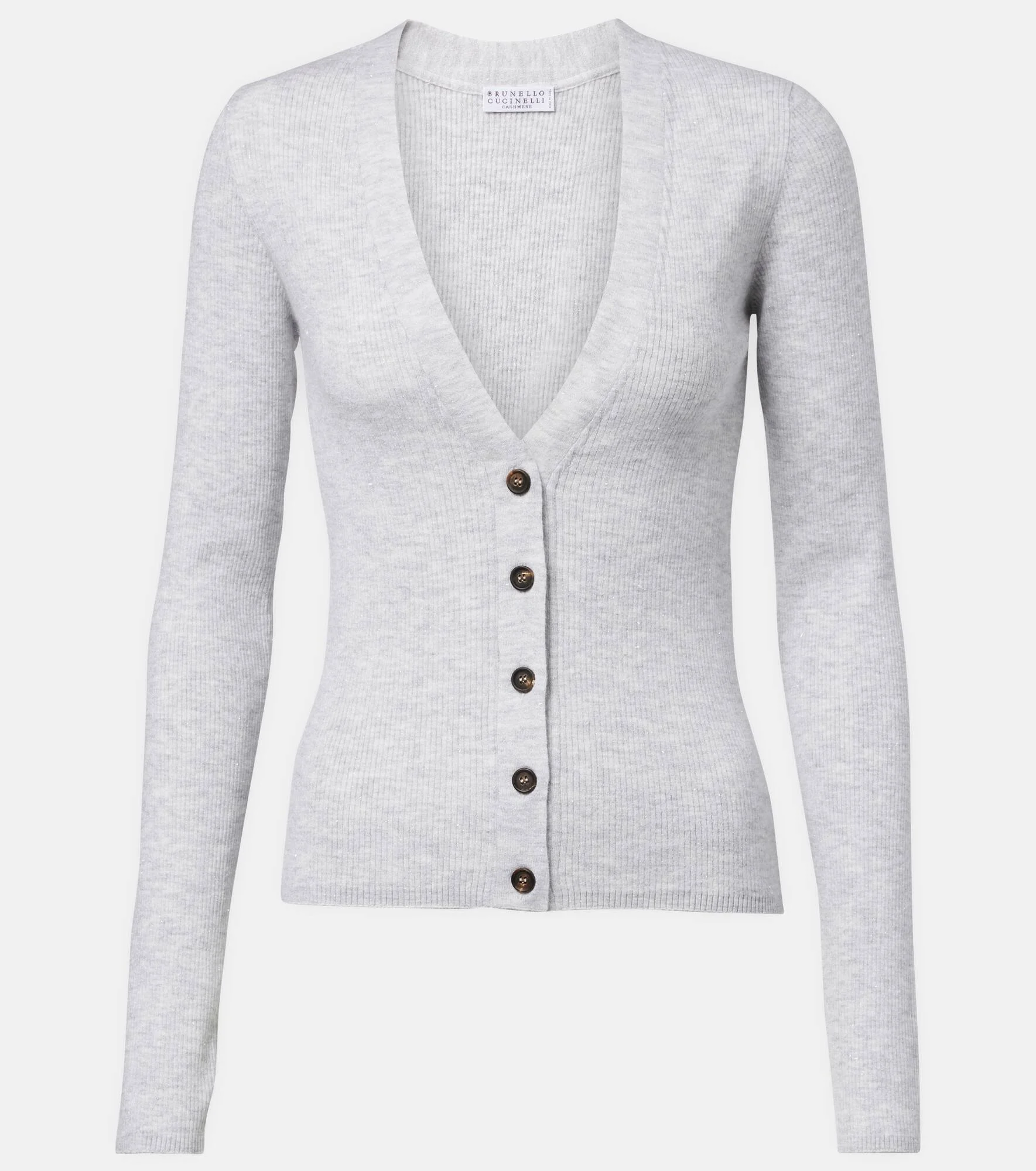 Ribbed-knit cardigan - 1