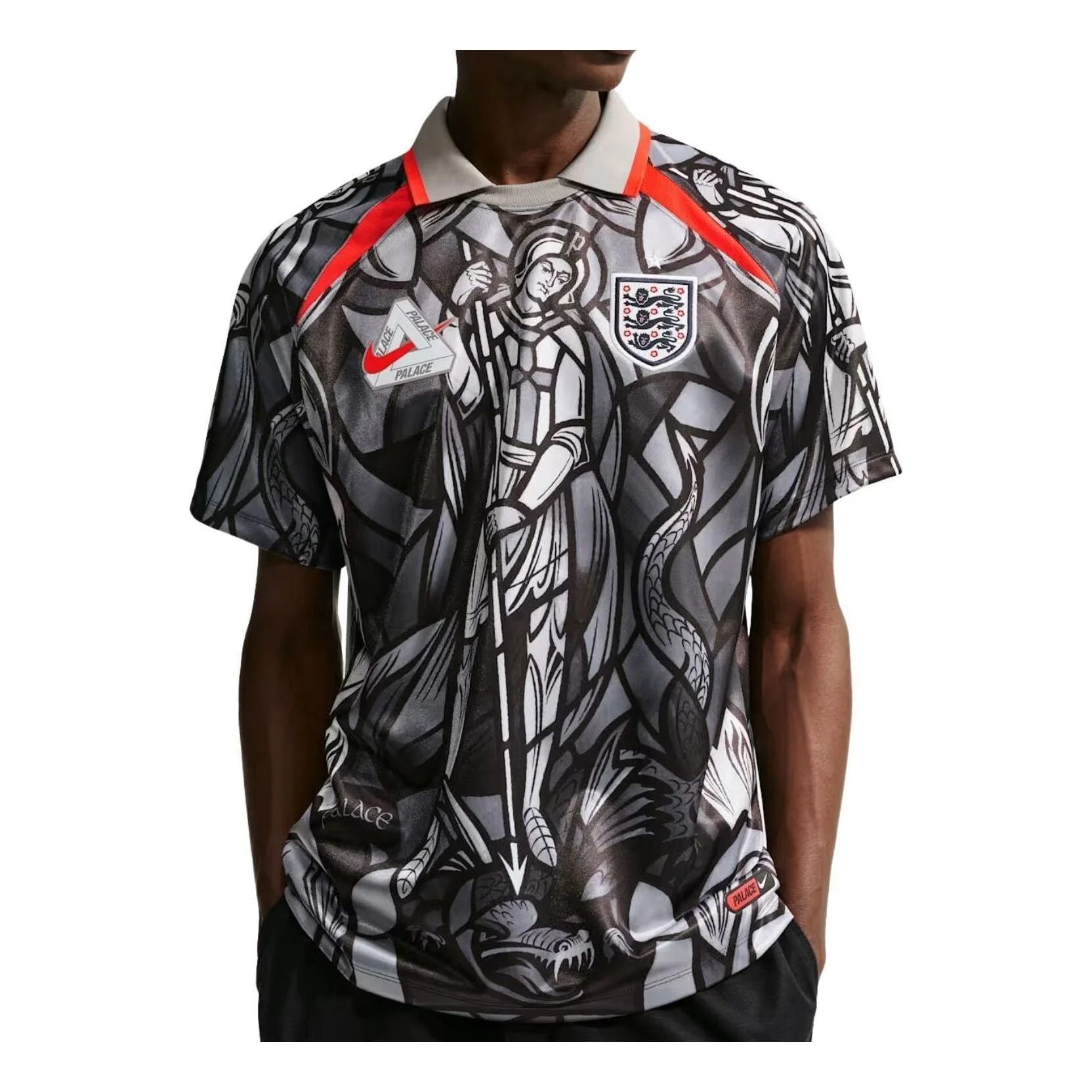 Nike x England x Palace Cryoshot Short Sleeved Jersey 'Grey' IM3198-052 - 1
