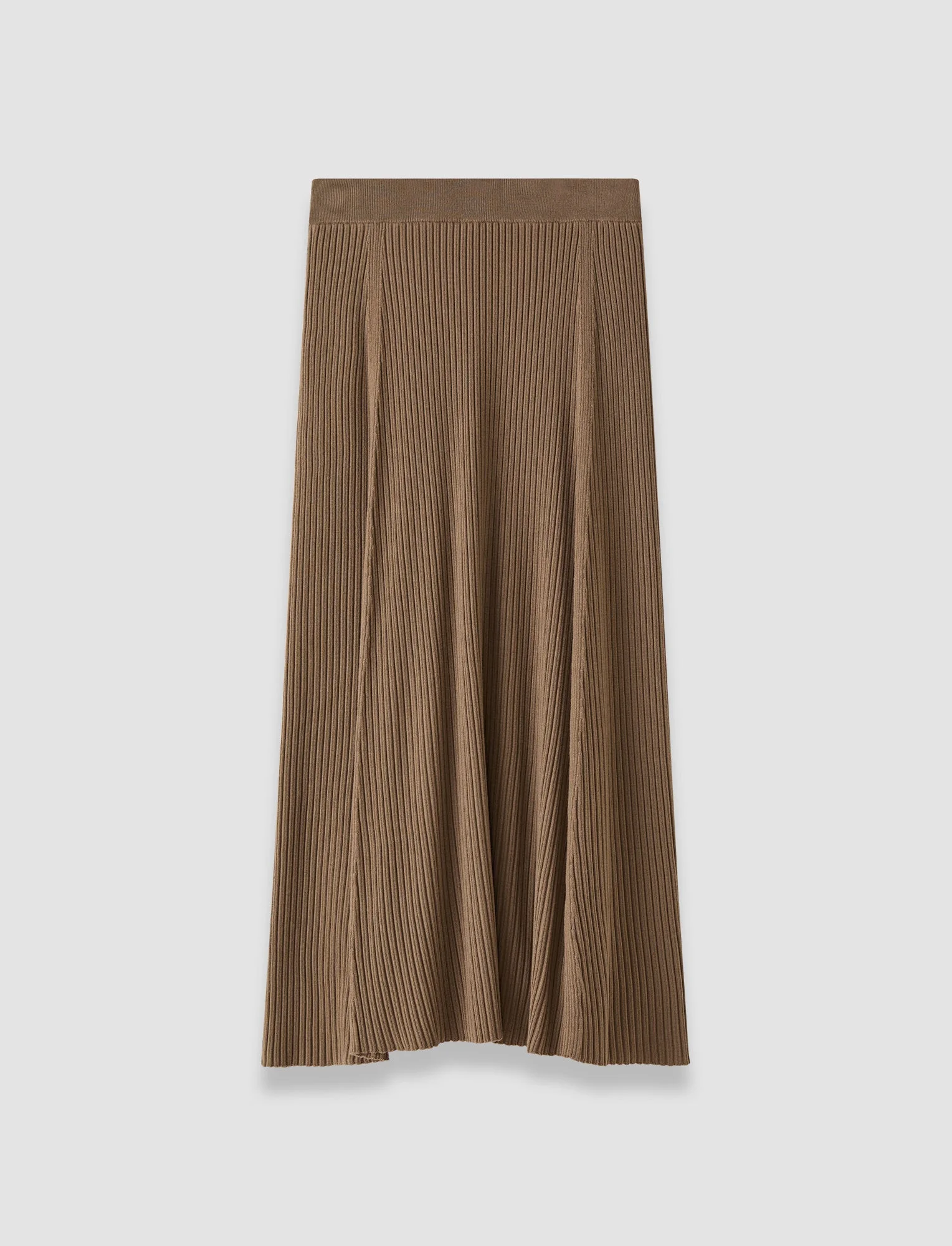 Hallie Merino Wool Rib Skirt - 1