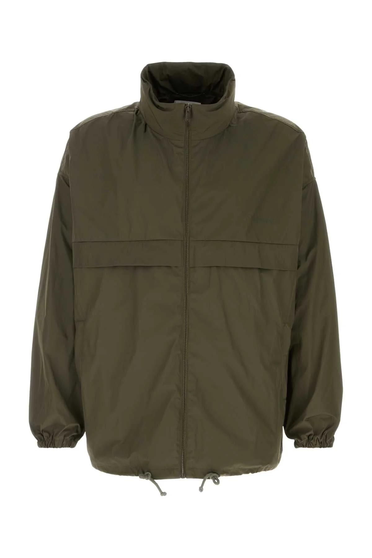 Saint Laurent Men Army Green Polyester Windbreaker - 1