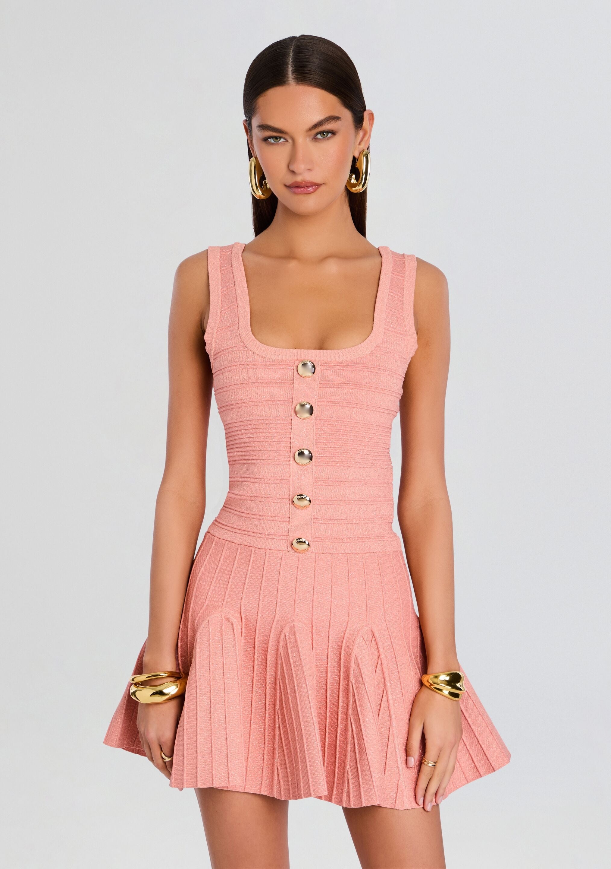 BROOKE BANDAGE KNIT DRESS - 5