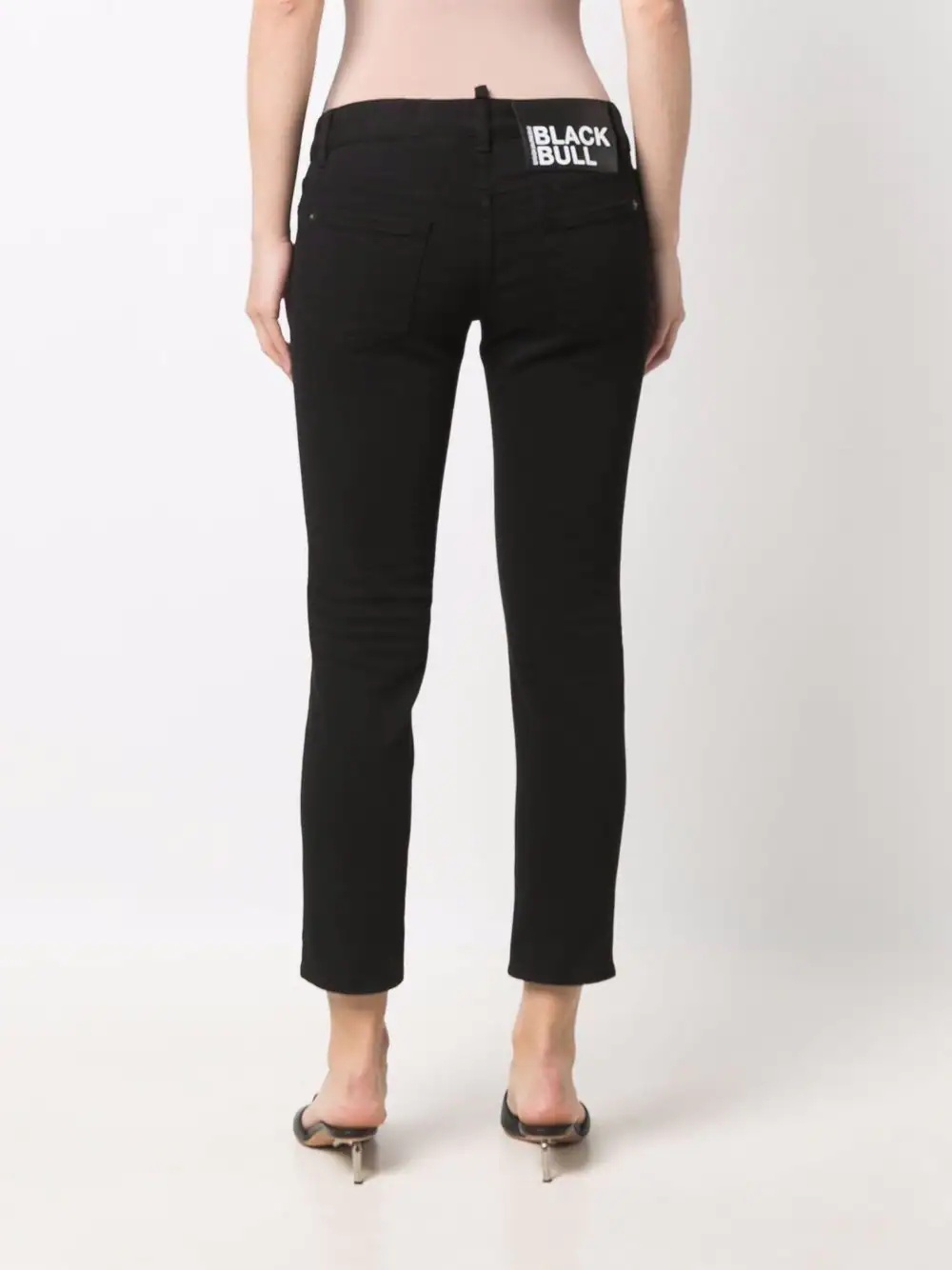cropped low-rise trousers - 4