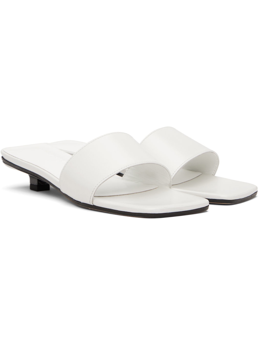 White Ceni Mules - 4