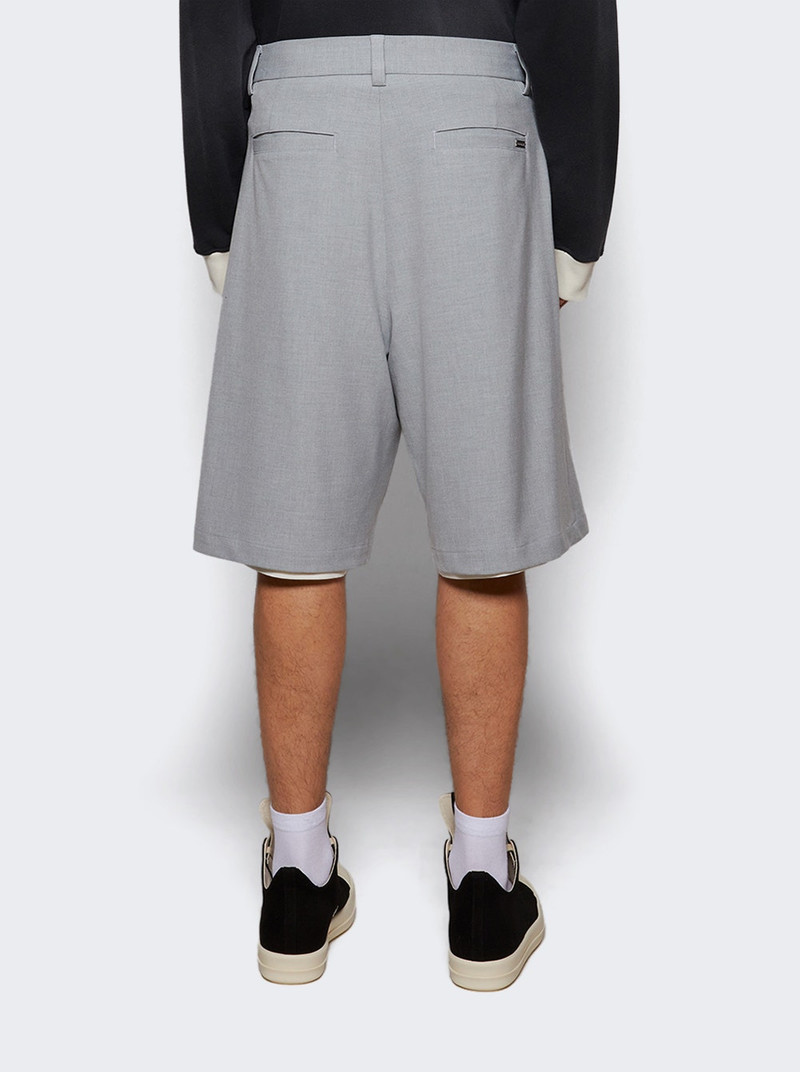 Pleated Shorts Grey 4