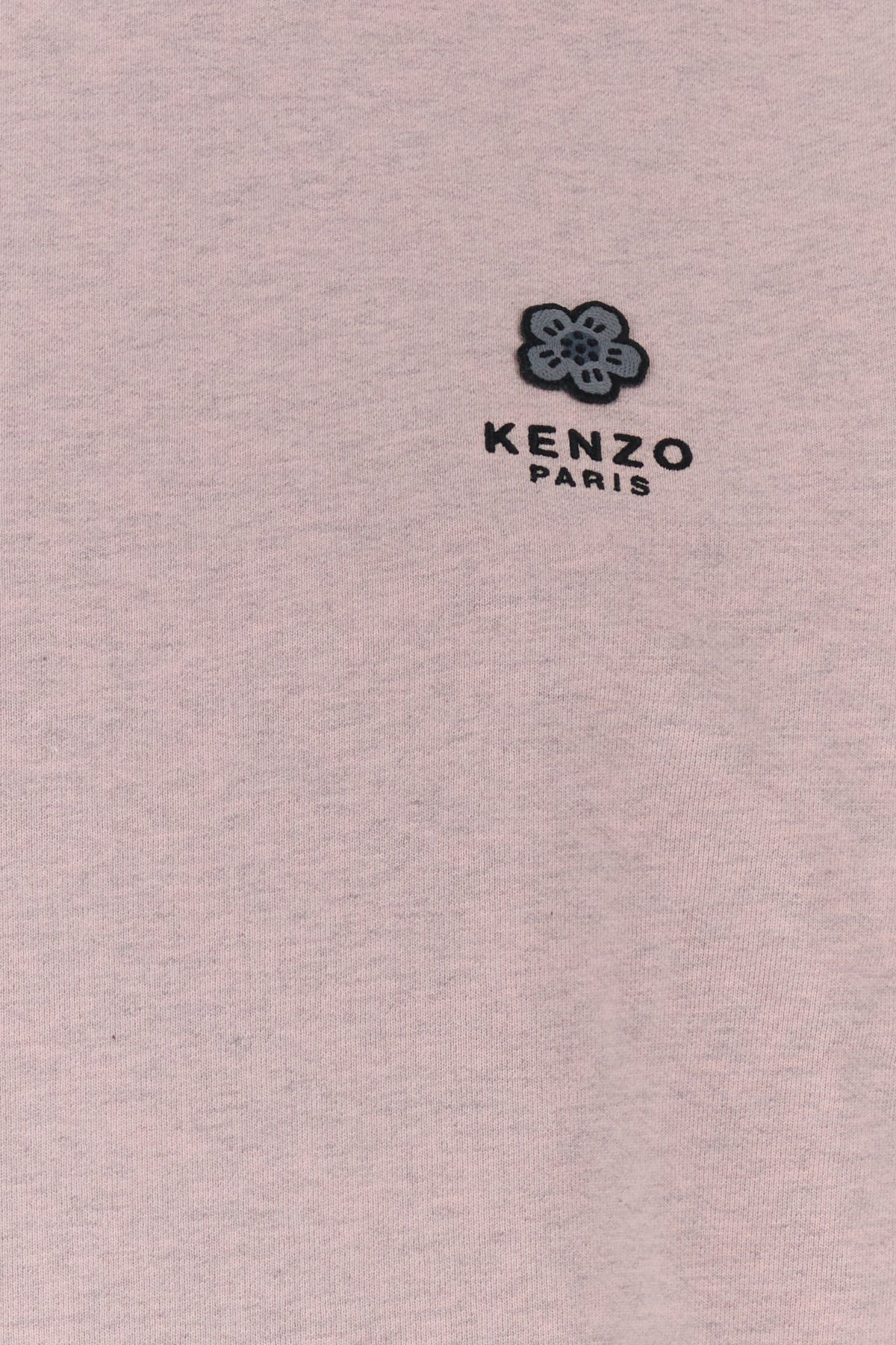 Melange pink cotton oversize sweatshirt - 3