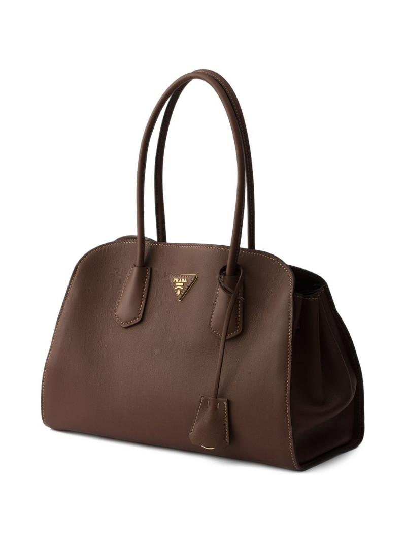 medium leather tote bag 3