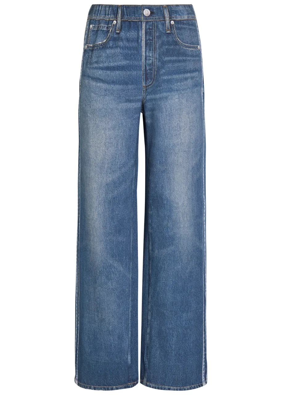 Rag & Bone Denim Print Terry Sweatpants - 1