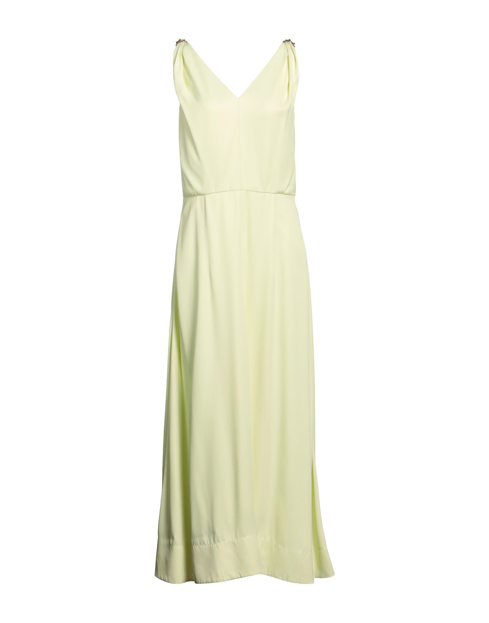 Acid green Women's Elegant Dress - 1