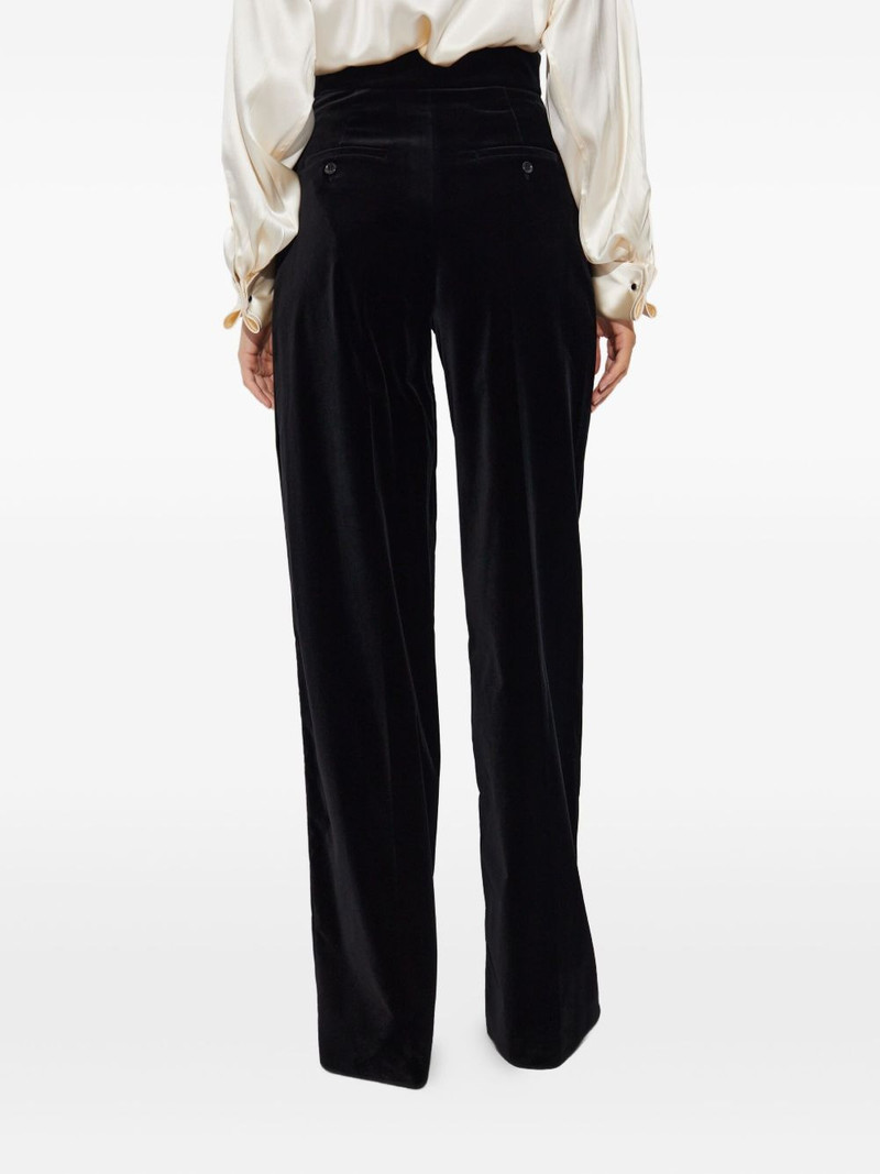 pleated velvet trousers 4