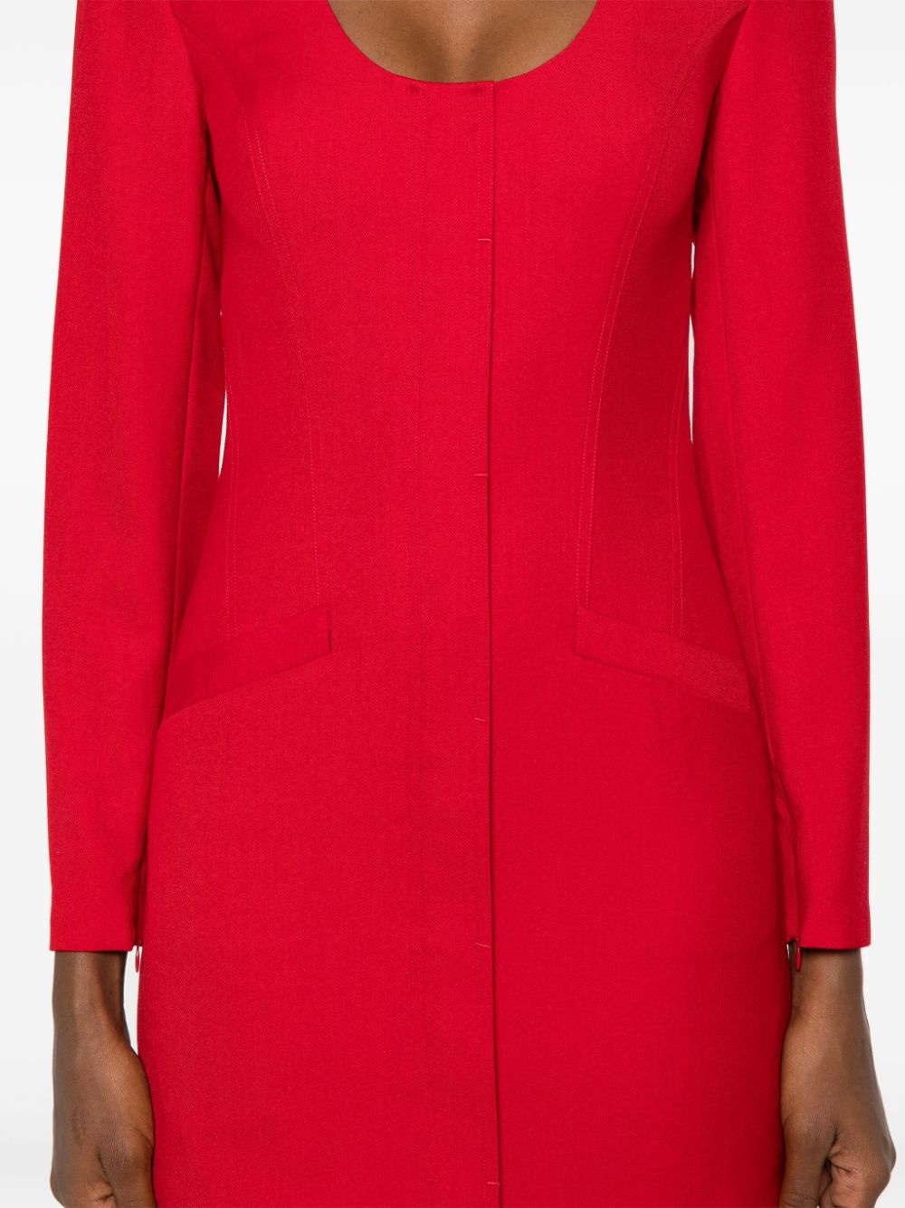 tailoring mini dress - 5