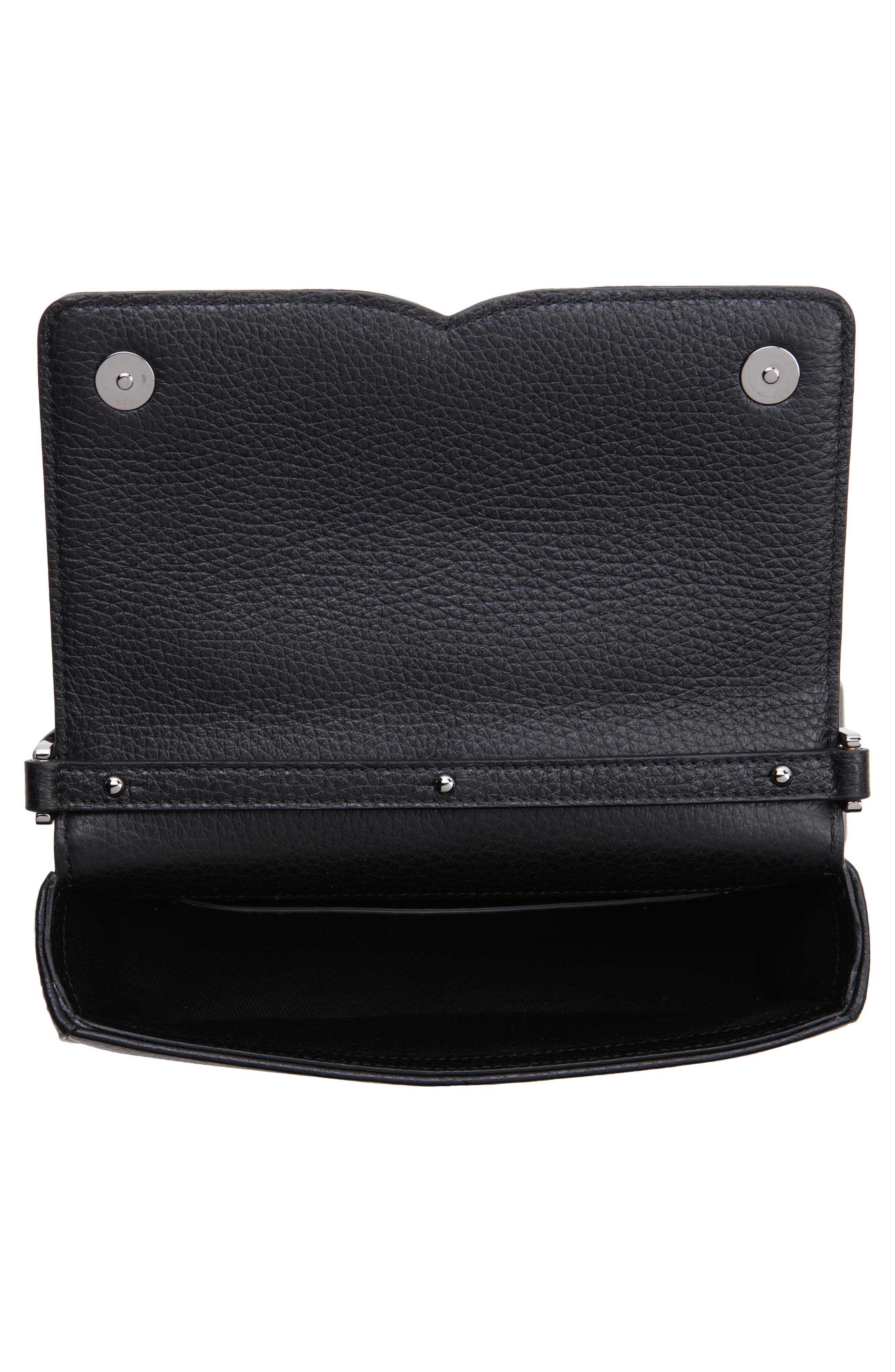 Dolce&Gabbana Mini Deerskin Leather Shoulder Bag in Nero at Nordstrom - 3