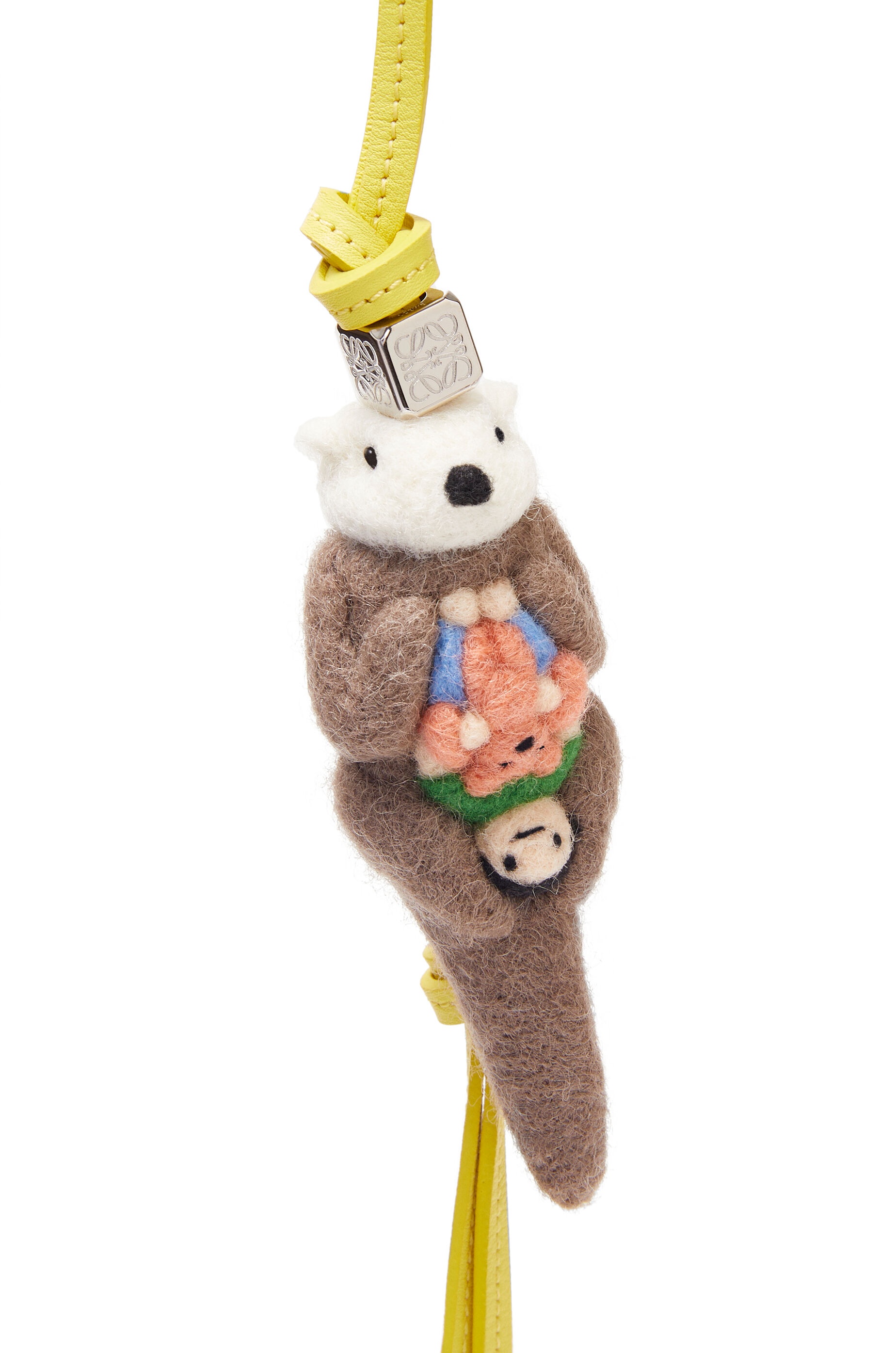 Otter charm in felt and calfskin - 2