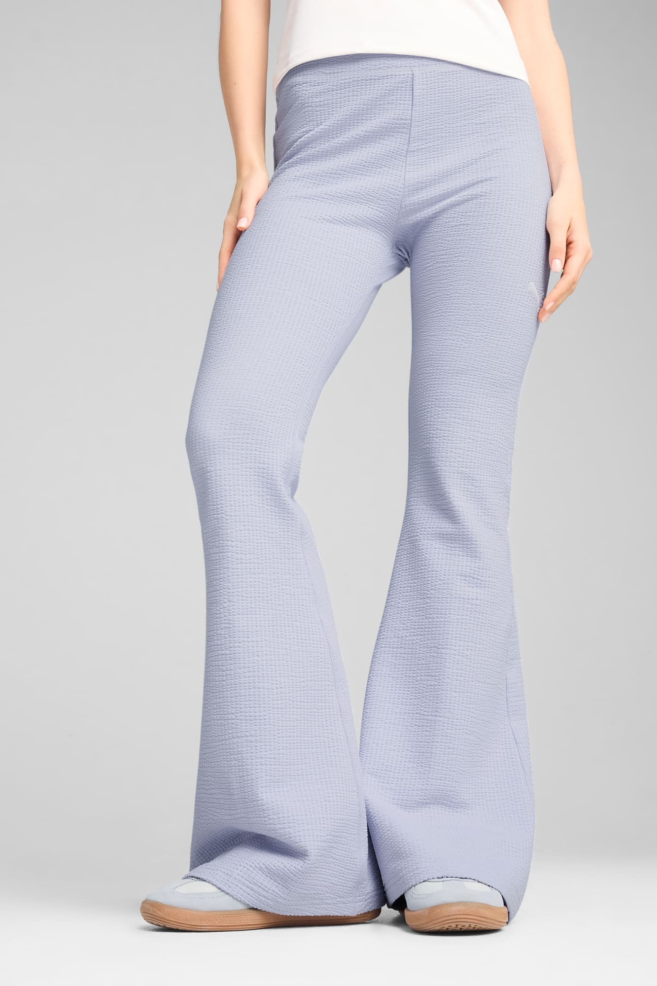 DARE TO Women's Textured Flared Leggings - 3