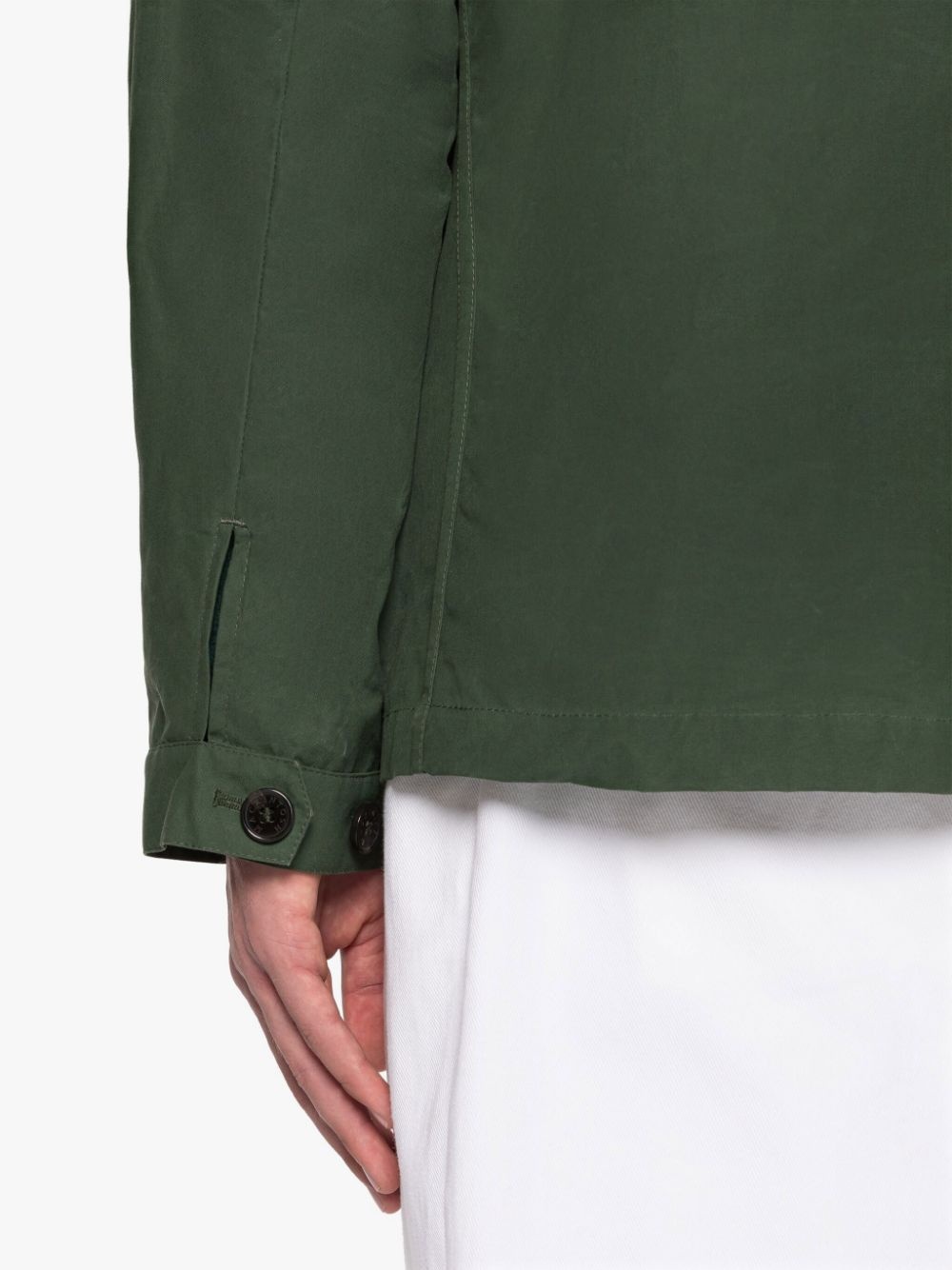 DRIZZLE GREEN WAXED COTTON CHORE JACKET - 6