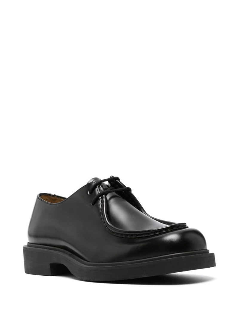 Sandro patent leather derby shoes outlook