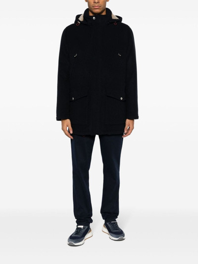 Brunello Cucinelli cashmere hooded parka jacket outlook