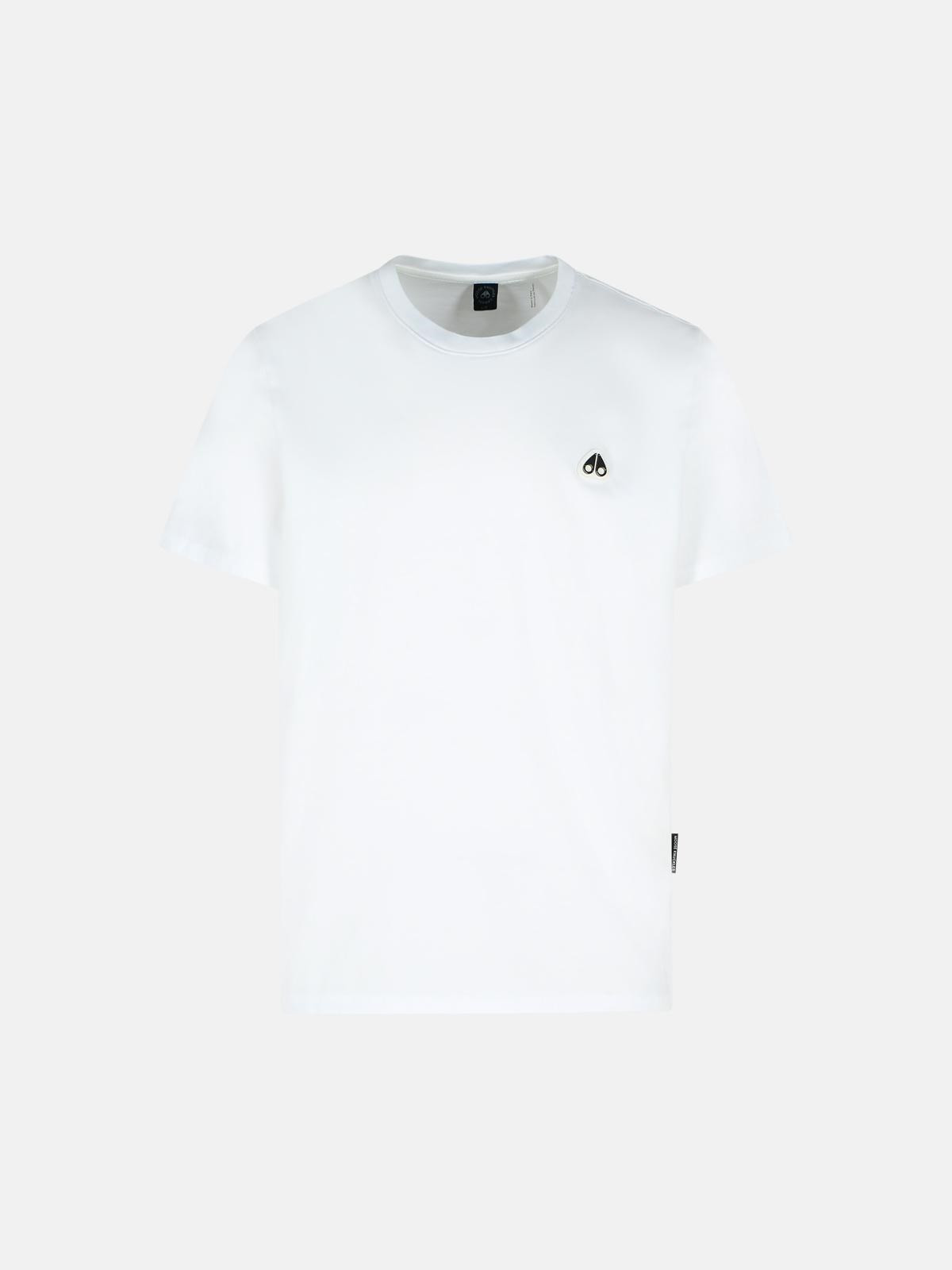 WHITE COTTON T-SHIRT - 1