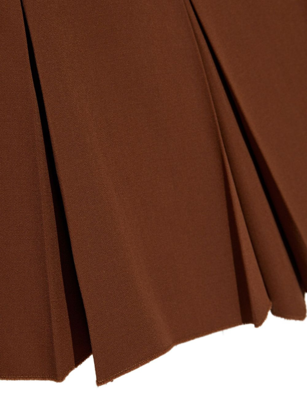 pleated wool skirt - 5