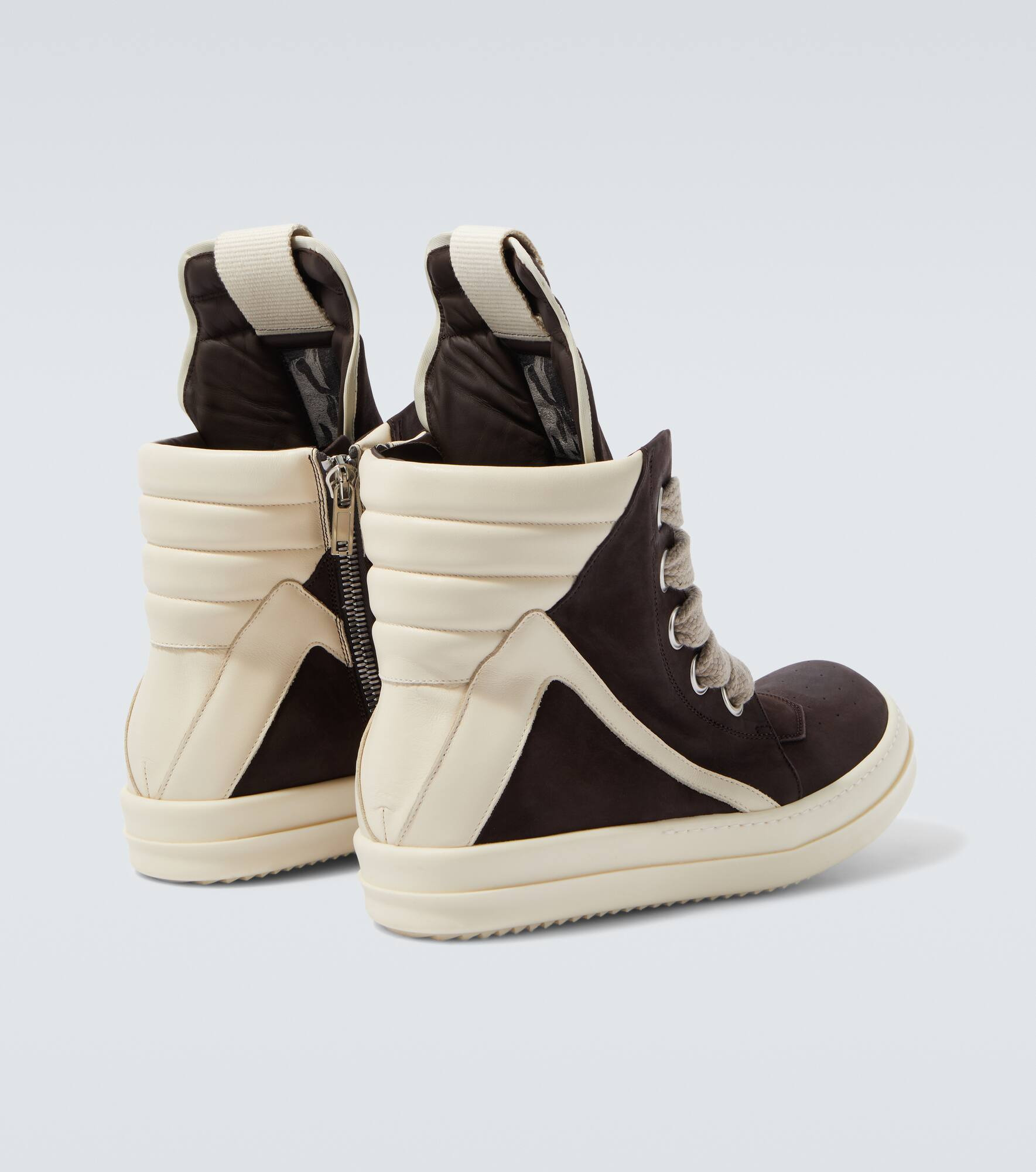 Megageobasket leather sneakers - 6