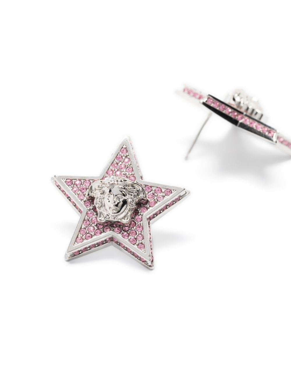 Medusa Star crystal-embellished stud earrings - 3