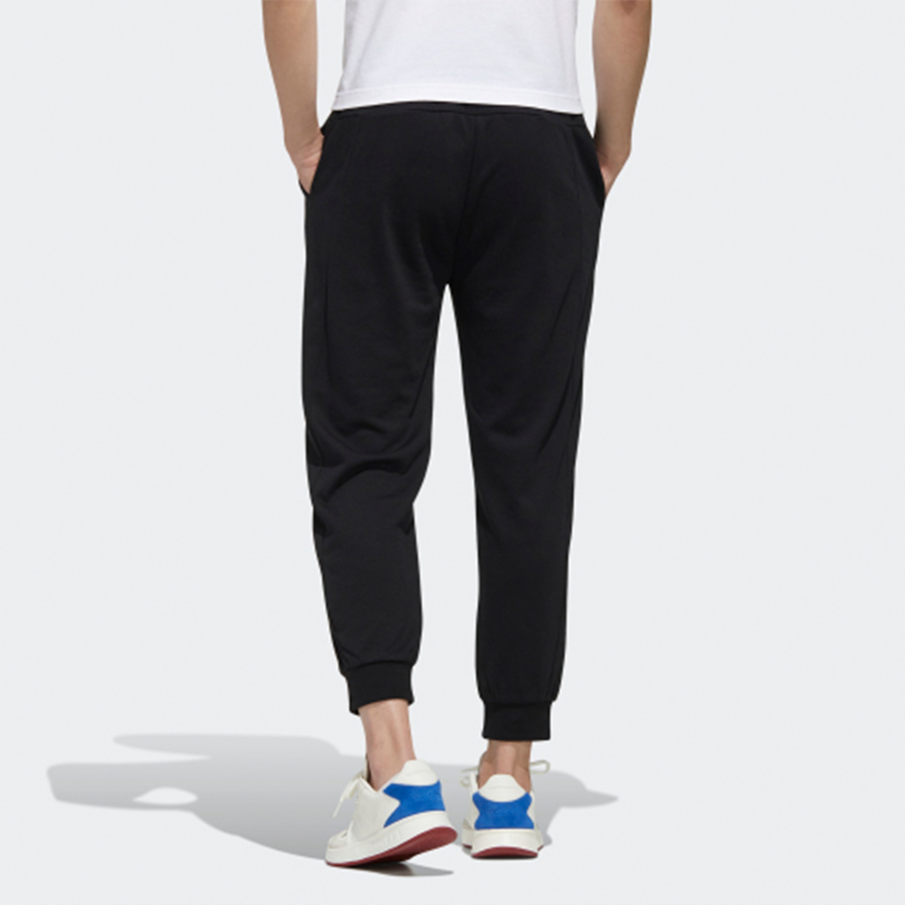 Men's adidas neo FAVES TP Sports Pants/Trousers/Joggers Black FP7332 - 6