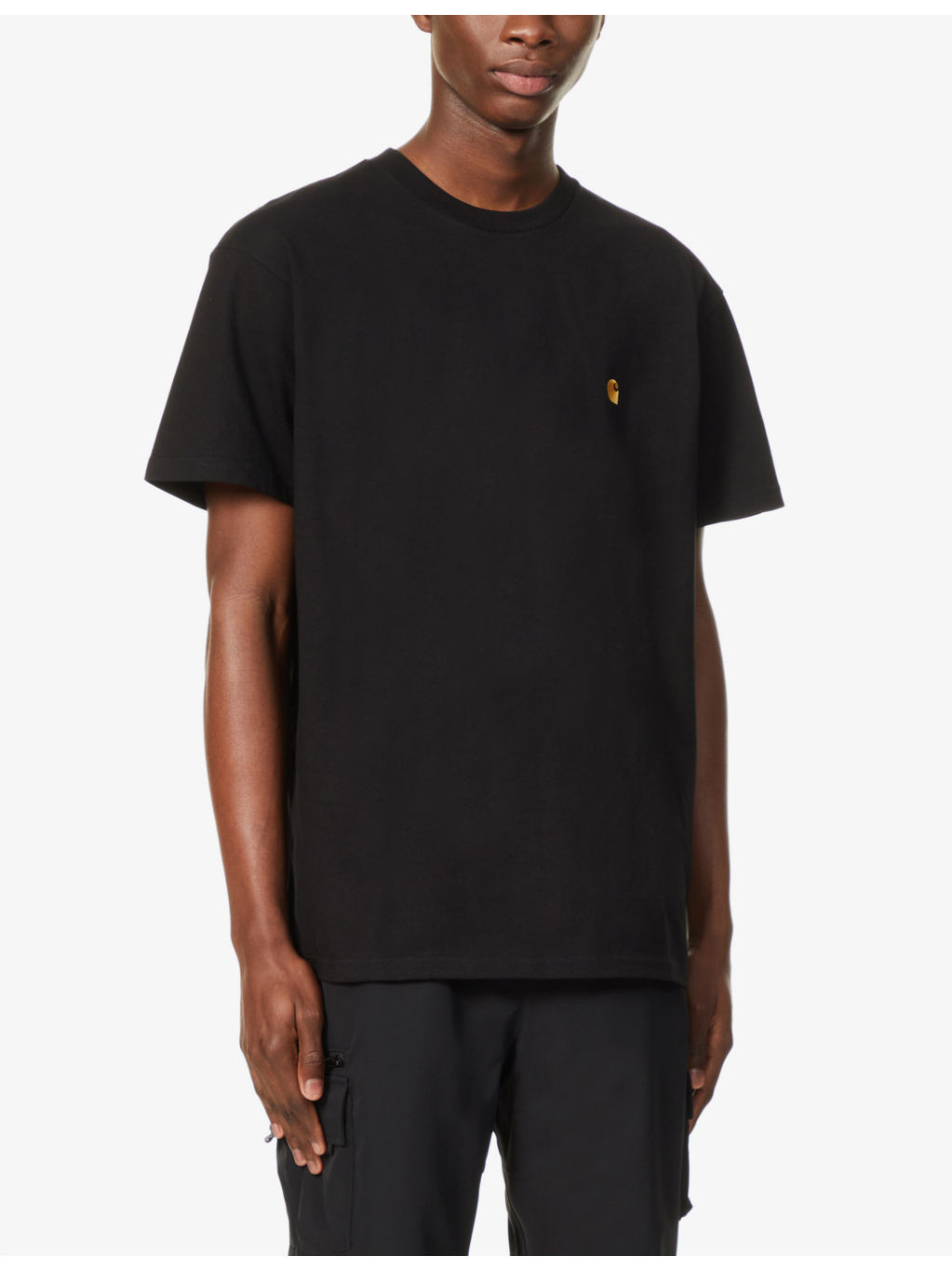 Chase brand-embroidered cotton-jersey T-shirt - 3