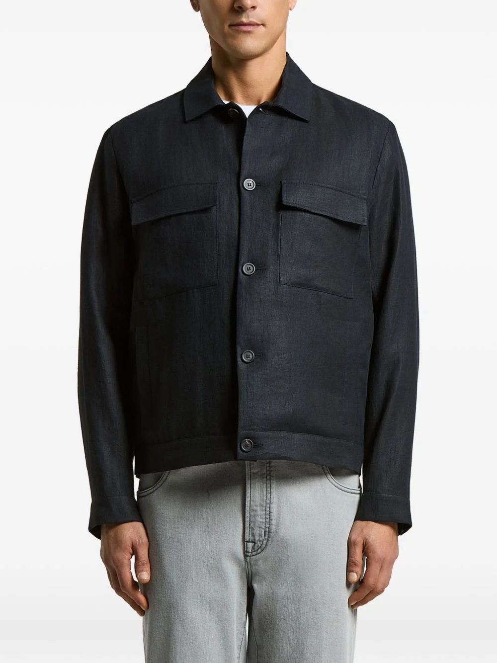 pocket button jacket - 1