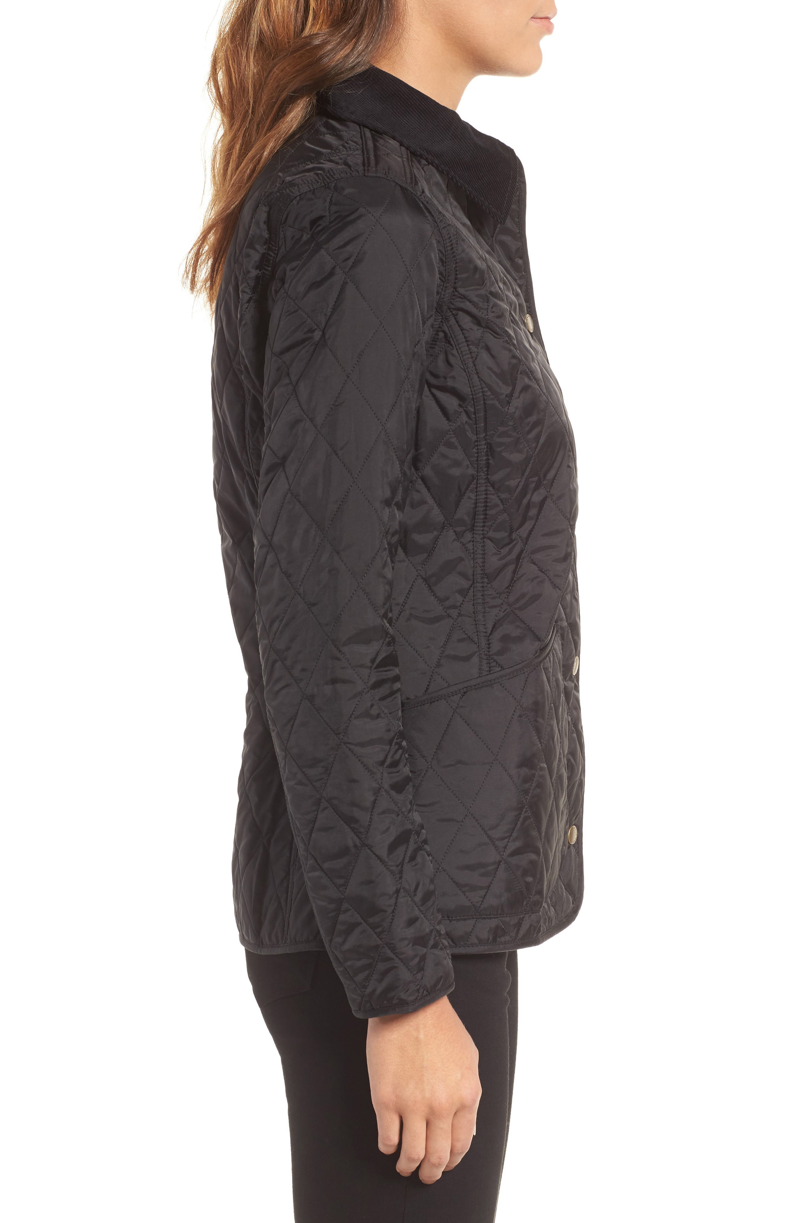 Barbour Annandale Quilted Jacket in Black at Nordstrom - 3