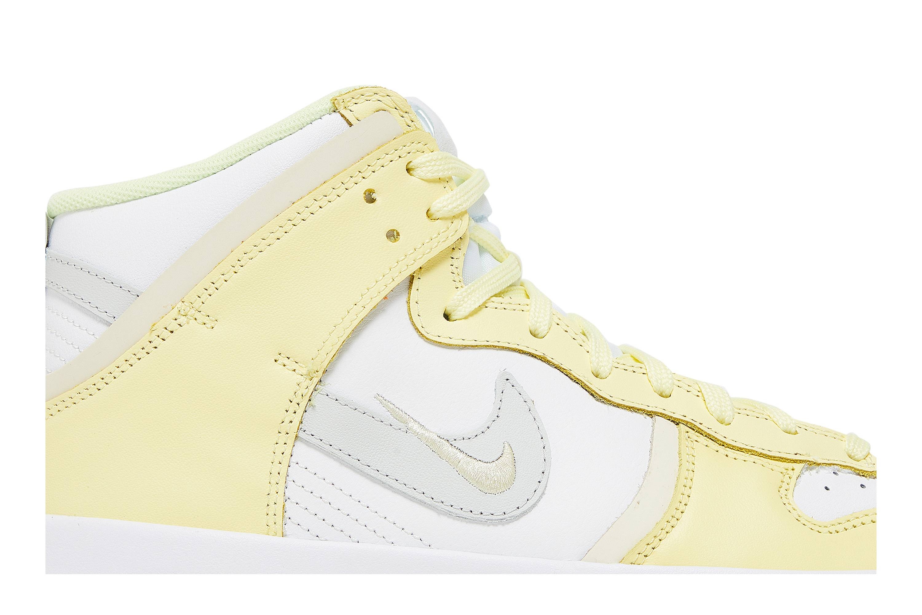 Wmns Dunk High Up 'White Citron Tint' - 2