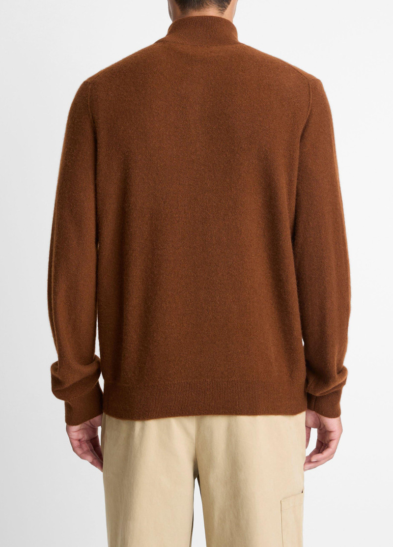 Vince Plush Cashmere Quarter-Zip Sweater outlook