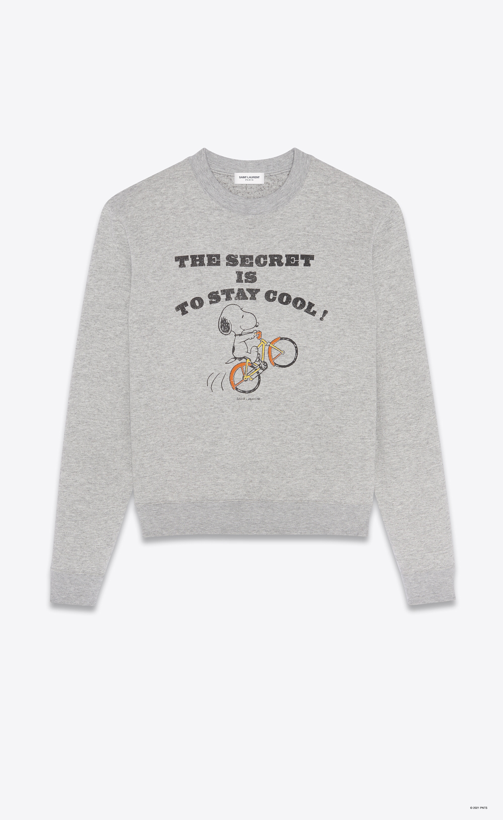 "saint laurent snoopy" sweatshirt - 1