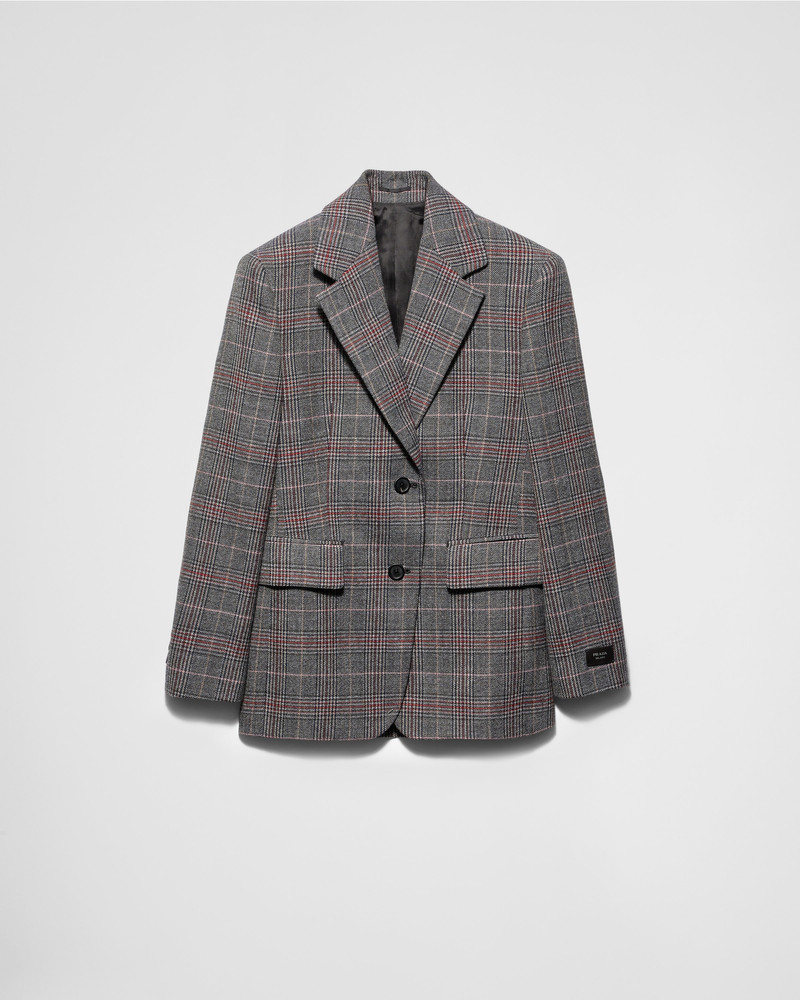 Single-breasted Prince of Wales checked jacket 1