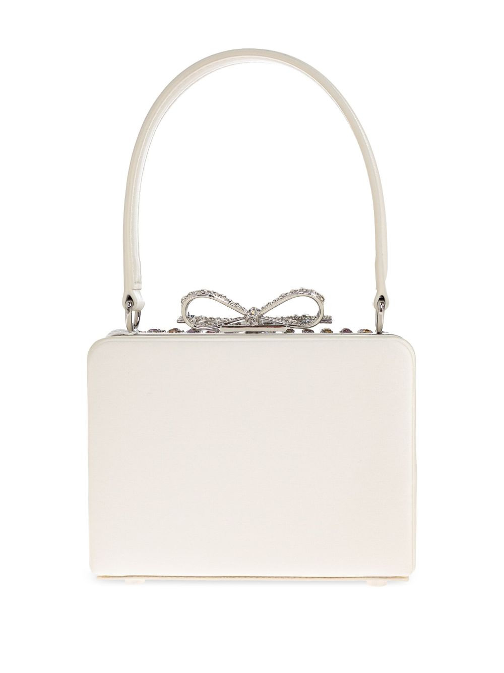 crystal-embellished bow tote bag - 3